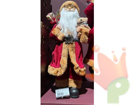 BABBO NATALE CON ORSETTO 45CM