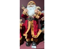 BABBO NATALE CON ORSETTO 60CM
