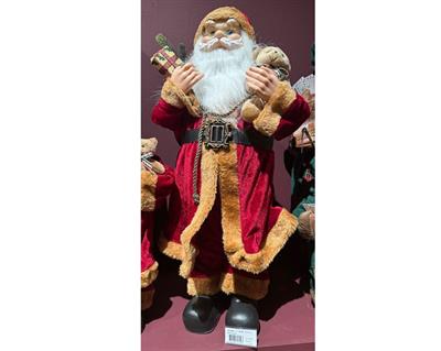 BABBO NATALE CON ORSETTO 60CM