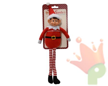 ELFO DECORATIVO CON GAMBE PIEGHEVOLI 33CM