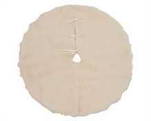 COPRIBASE PER ALBERO IN PELLICCIA BIANCO 90CM