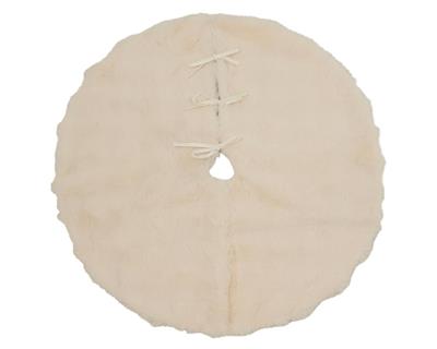COPRIBASE PER ALBERO IN PELLICCIA BIANCO 90CM