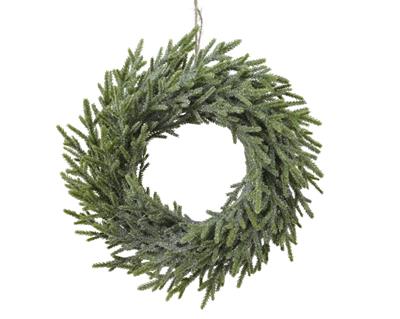 GHIRLANDA FUORIPORTA MERRY FIR GLITTERATO 42CM