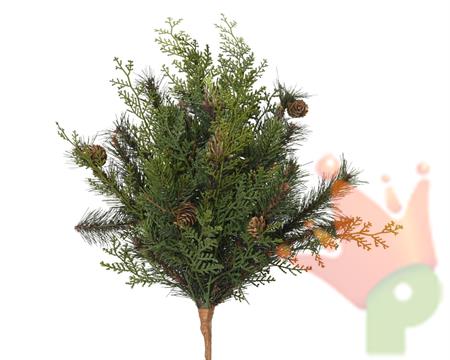 RAMO CIPRESSO CON PIGNE 50CM