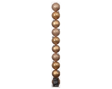 PALLINE DI NATALE CARAMELLO 6CM 10PZ