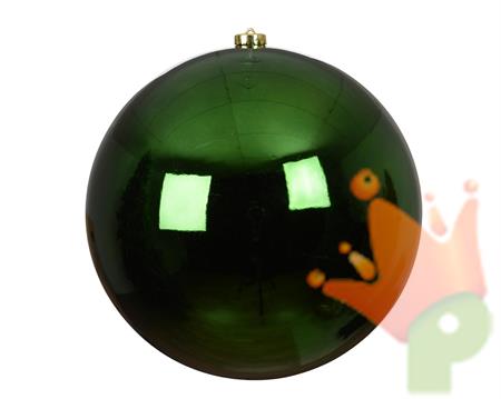 PALLINA DI NATALE VERDE SCURO 25CM