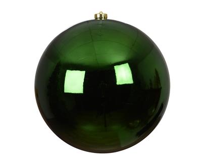 PALLINA DI NATALE VERDE SCURO 25CM