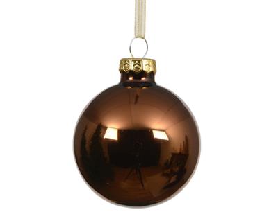 PALLINA DI NATALE IN VETRO ESPRESSO 8CM