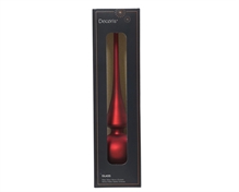 PUNTALE IN VETRO ROSSO OPACO 26CM