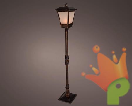 LAMPIONE NATALIZIO VINTAGE CON LED EFFETTO FIAMMA 25X160CM