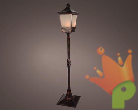 LAMPIONE NATALIZIO VINTAGE CON LED EFFETTO FIAMMA 37,5X185CM
