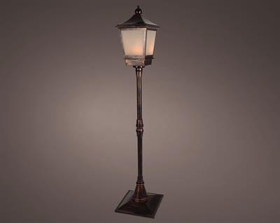 LAMPIONE NATALIZIO VINTAGE CON LED EFFETTO FIAMMA 37,5X185CM