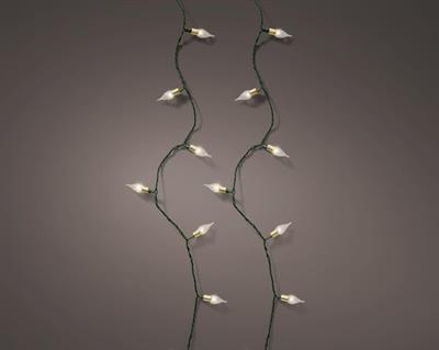 LUCI DI NATALE VINTAGE 50 LED BIANCO CALDO 4,9MT