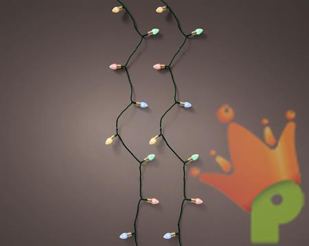 LUCI DI NATALE VINTAGE 180 LED MULTICOLOR 17,9MT