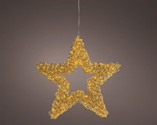 STELLA LUMINOSA INTRECCIATA 400 MICROLED ORO 58CM