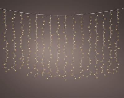 TENDA DI LUCI 320 LED ORO CHIARO 200X200CM