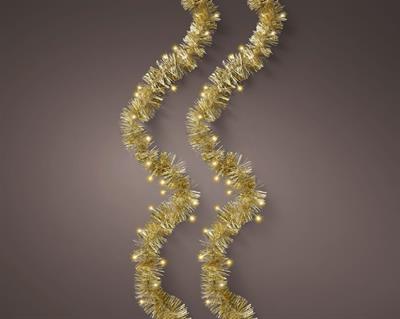 GHIRLANDA LUMINOSA ORO CON LED ORO CHIARO 895CM