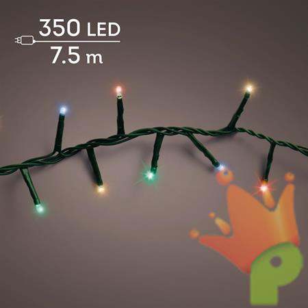 LUCI DI NATALE COMPACT 350 LED MULTICOLOR 7,5MT