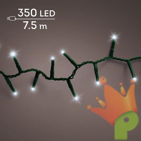 LUCI DI NATALE COMPACT 350 LED BIANCO FREDDO 7,5MT