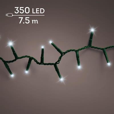 LUCI DI NATALE COMPACT 350 LED BIANCO FREDDO 7,5MT
