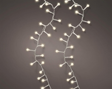 LUCI DI NATALE CHERRY 350 LED BIANCO CALDO CAVO BIANCO 7,5MT