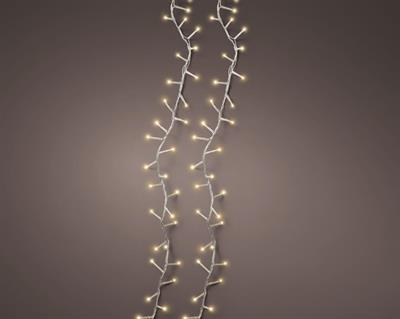 LUCI DI NATALE COMPACT 500 LED ORO CHIARO CAVO BIANCO 11MT