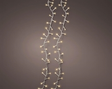 LUCI DI NATALE COMPACT 1000 LED ORO CHIARO CAVO BIANCO 22,5MT