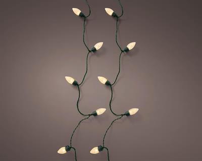 LUCI DI NATALE VINTAGE 100 LED ORO CHIARO 2,5X19,8MT