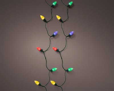 LUCI DI NATALE VINTAGE 100 LED MULTICOLOR 2,5X19,8MT