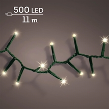 LUCI DI NATALE SOFT COMPACT 500 LED BIANCO CALDO 11MT
