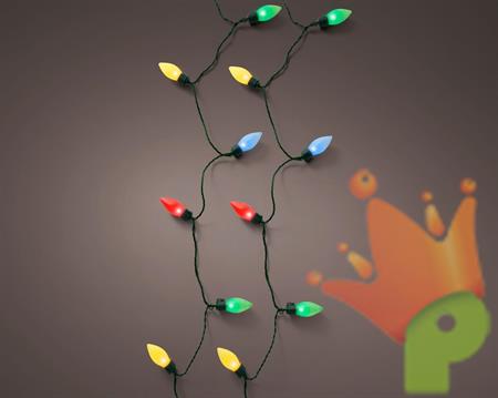 LUCI DI NATALE VINTAGE 100 LED MULTICOLOR 2,8X19,8MT
