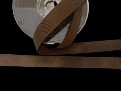 NASTRO GROS GRAIN MARRONE SCURO 15X20MT