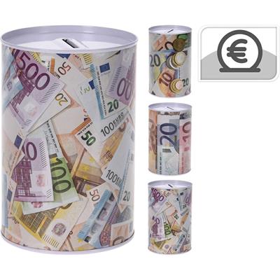 SALVADANAIO LATTA EURO 15CM 3ASS