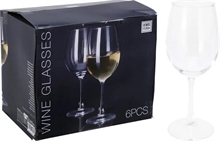 CALICI VETRO VINO 35CL 6PZ