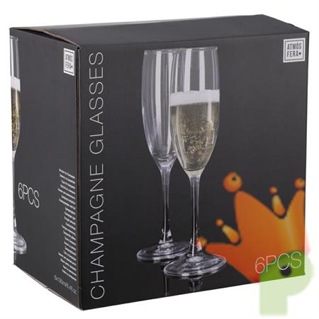 CALICI VETRO VINO 19CL 6PZ
