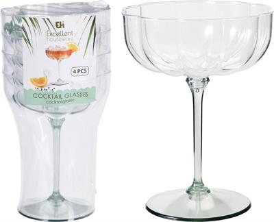 BICCHIERI COCKTAIL 240ML 4PZ