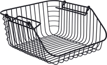 CESTO PORTAOGGETTI IMPILABILE NERO 30X27X14CM
