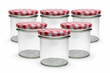 BARATTOLO IN VETRO CON COPERCHIO 190ML