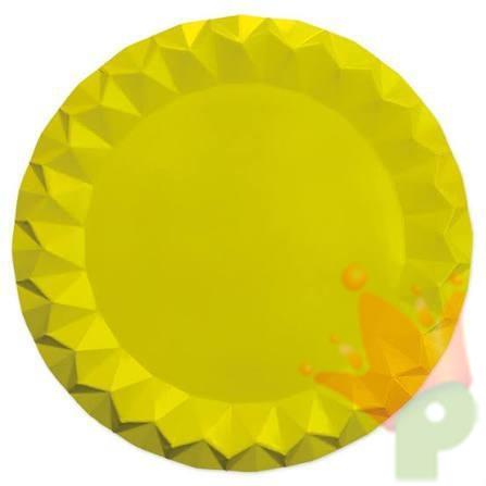 SOTTOPIATTI DIAMANT GIALLO 32CM 5PZ