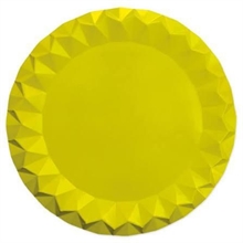 SOTTOPIATTI DIAMANT GIALLO 32CM 5PZ