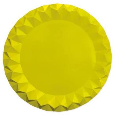 SOTTOPIATTI DIAMANT GIALLO 32CM 5PZ
