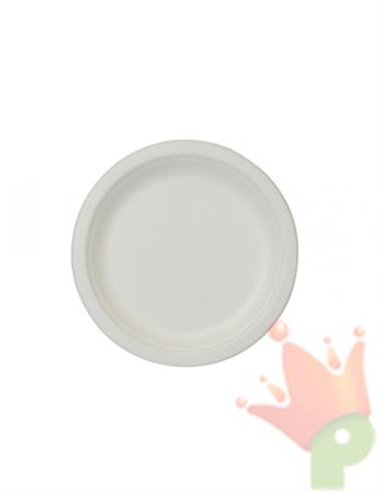 PIATTI PIANI IN POLPA DI CELLULOSA 17,5CM 50PZ