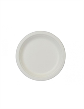 PIATTI PIANI IN POLPA DI CELLULOSA 17,5CM 50PZ