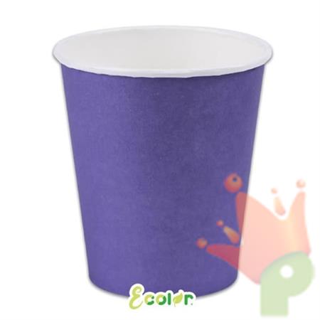 BICCHIERI ECOLOR LAVANDA 250CC 25PZ