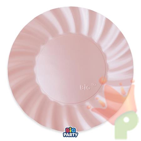 PIATTI WAVY ROSA PERLATO 30CM 6PZ