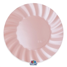 PIATTI WAVY ROSA PERLATO 30CM 6PZ