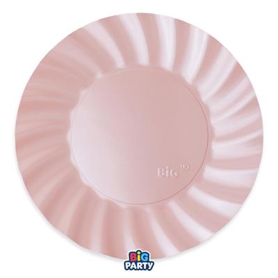 PIATTI WAVY ROSA PERLATO 30CM 6PZ