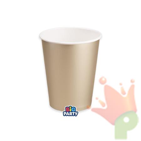 BICCHIERI WAVY CHAMPAGNE SATINATO 250CC 6PZ