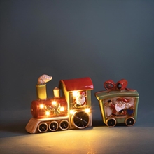 TRENINO NATALIZIO APRIBILE CON LED 36CM