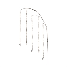 RAMO CON STRASS E PERLE ARGENTO 92CM